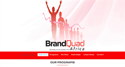 Desktop Screenshot of brandquadafrica.com