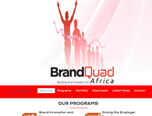 Tablet Screenshot of brandquadafrica.com